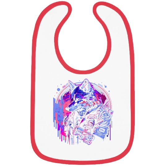 Neon Wolf Chronicles Bibs