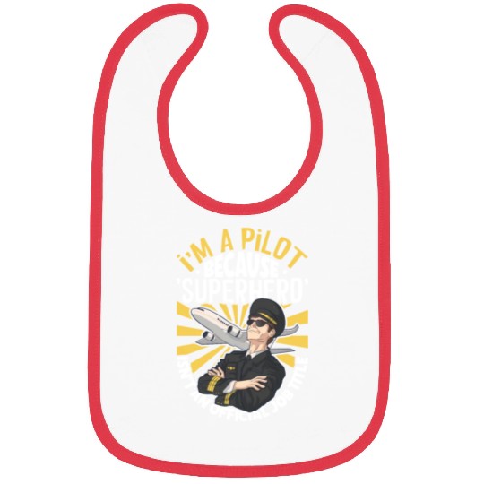 Pilot Aviation Airplane Airline Future Pilots Bibs