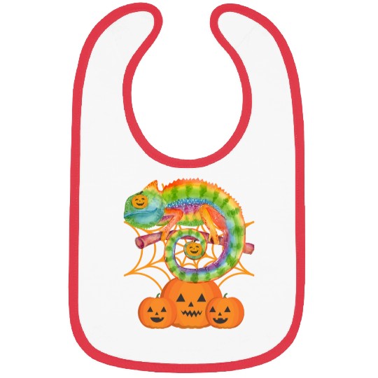 halloween Chameleon Bibs