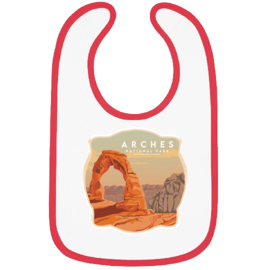 Arches National Park Stickers Bibs