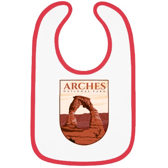 Arches National Park Stickers Bibs