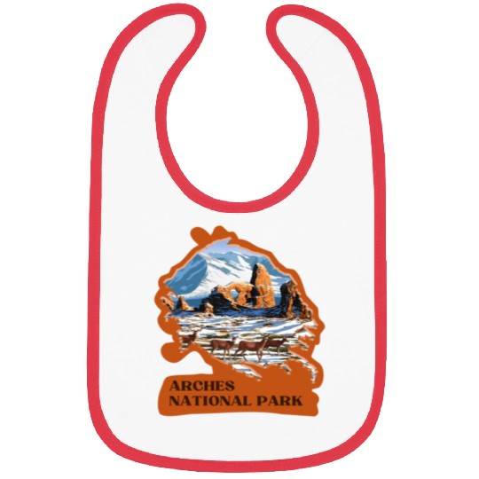 Arches National Park Stickers Bibs