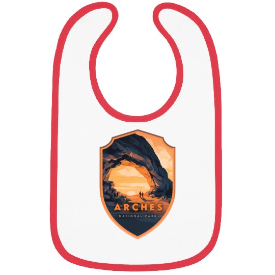Arches National Park Stickers Bibs
