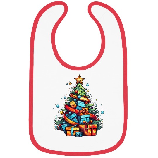Christmas tree Bibs