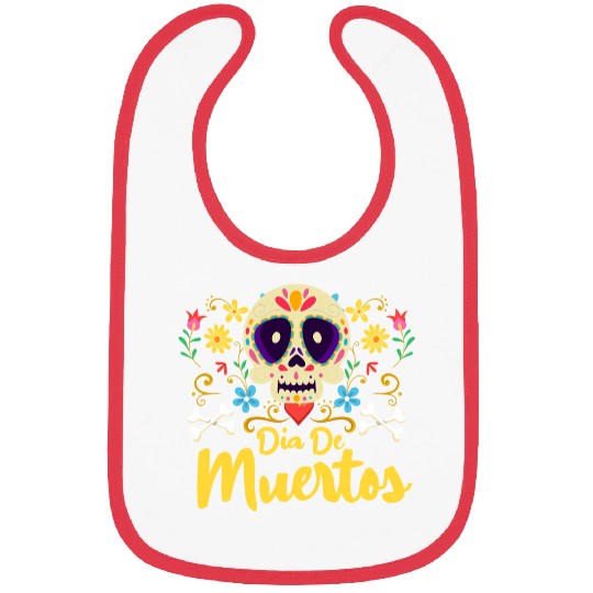 Dia De Muertos Mexican Bibs