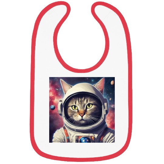 space cat Bibs