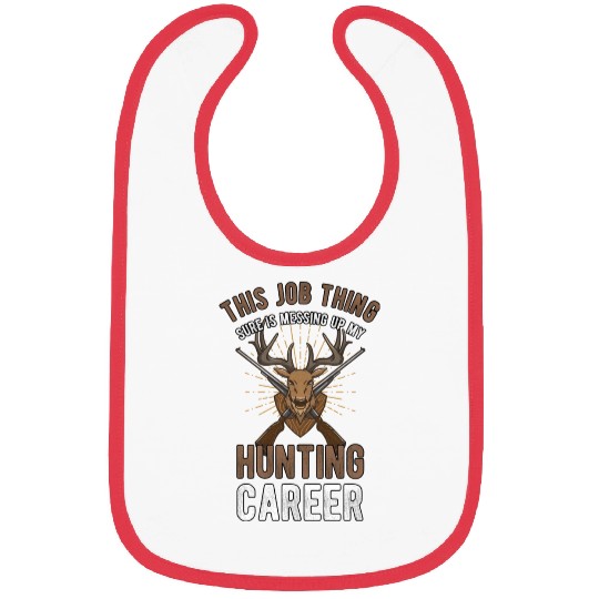 Funny Deer Hunting Hunters Gifts Bibs