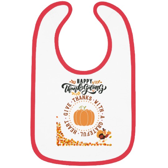 "Happy Thanksgiving Gratitude" Bibs