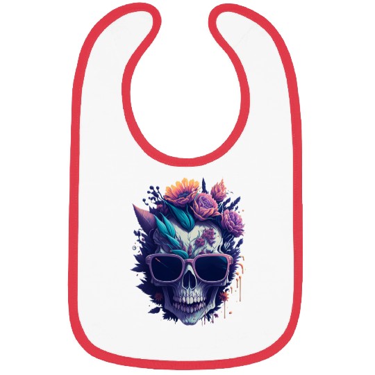 Floral Skull | C12 Bibs