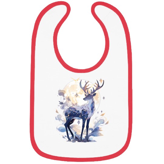 Celestial Deer Bibs