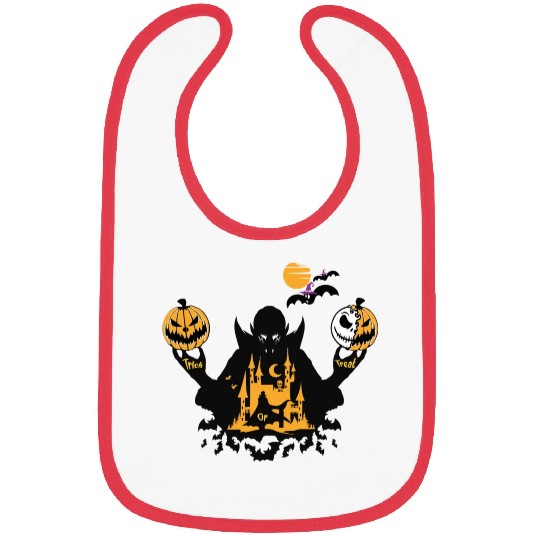 Trick Or Treat Vampire Bibs