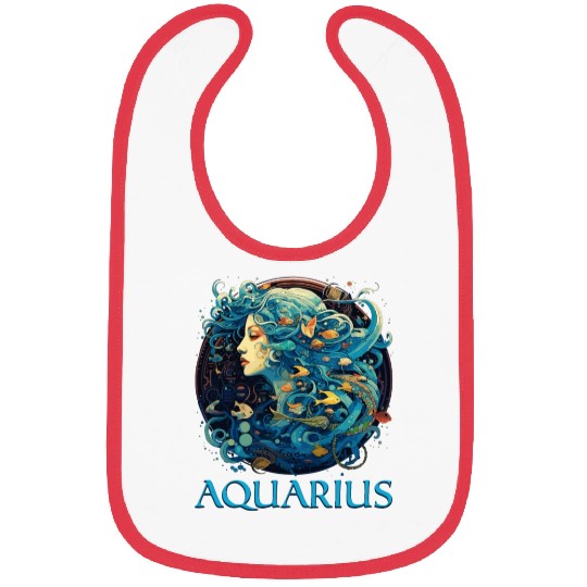 Embrace Your Aquarius Identity: Aquarius Zodiac Bibs