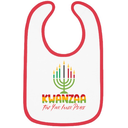 Celebrate Kwanzaa, Embrace your Inner Peace Bibs