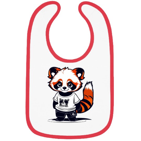 Red Panda Cub Bibs