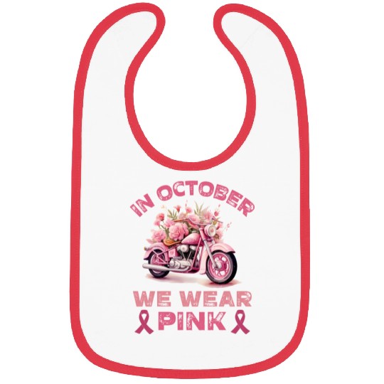 in october we wear pink motorcycle Bibs