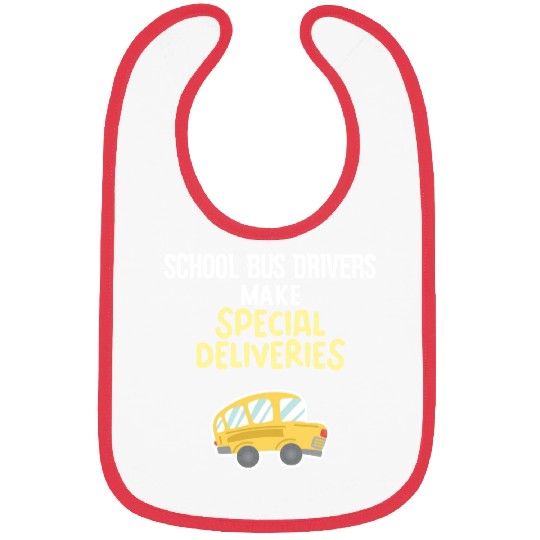 School Bus Drivers Make Special Deliveries Bibs