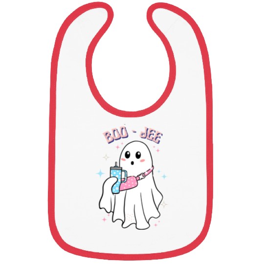 BOO-JEE Spooky Cute Ghost Halloween Costume Design Bibs