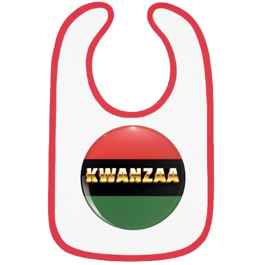Embracing Kwanzaa: Red, Green, and Black Pride. Bibs