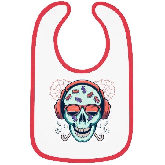 Skull Candy Halloween For Music Bibs