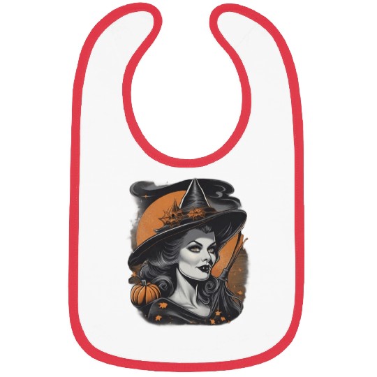 hallowen witch design 30 Bibs