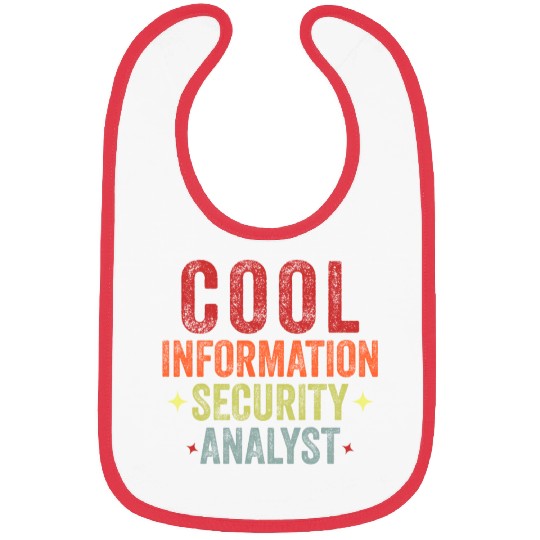 Funny Cool Information Security Data Analyst Vinta Bibs