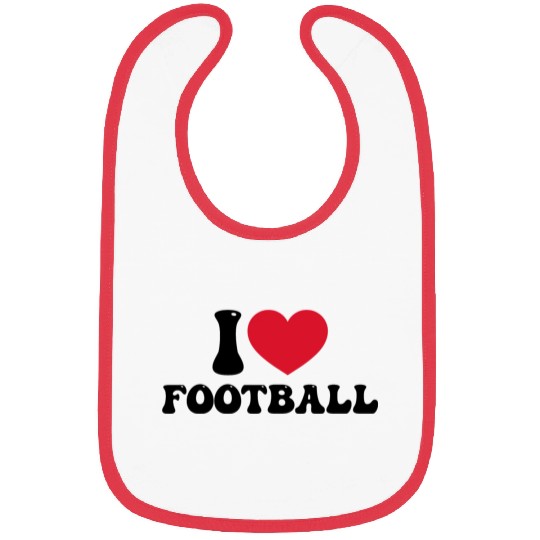 I love football Bibs