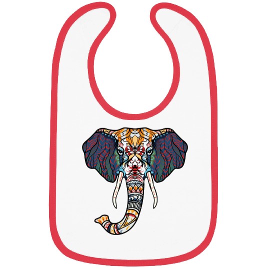 elephant ethnic Bibs