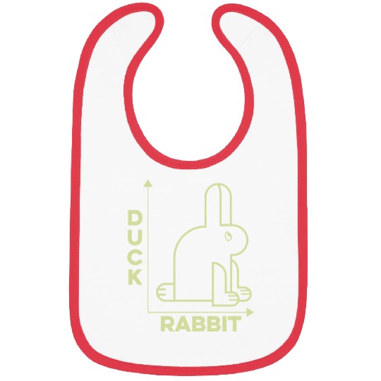 Math Duck Rabbit Bibs