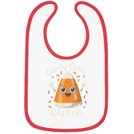 candy corn cutie Halloween Gift Bibs