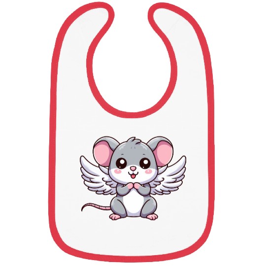 Mouse Angel Wings Bibs