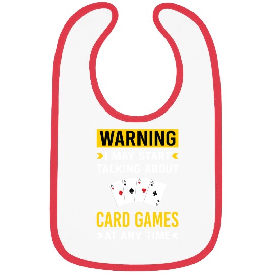 Warning Card Game Games Cards Bibs