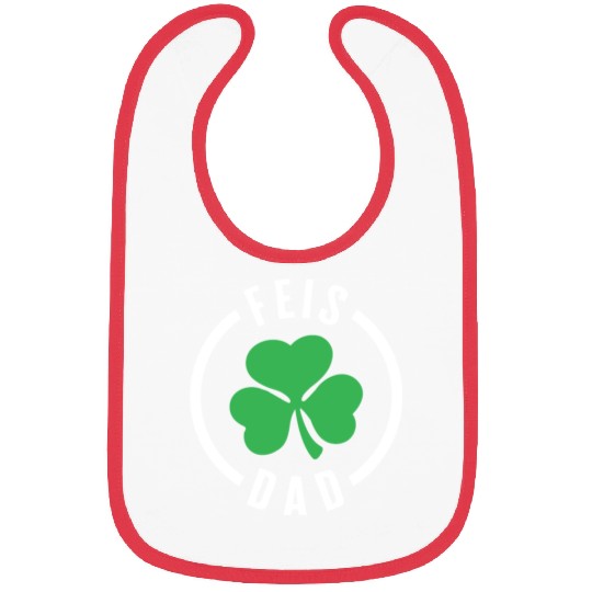 Father Bibs, Feis Dad Three Leaf Clover Lucky