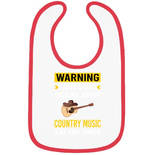 Warning Country Music Bibs