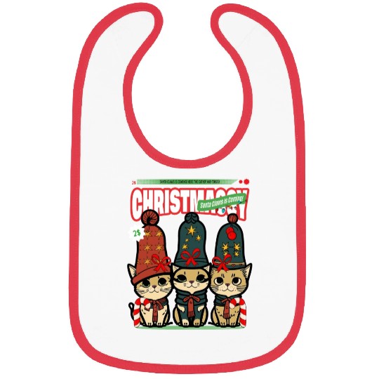 Santa Claws is Coming! ( Christmas ) Bibs