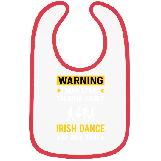 Warning Irish Dance Dancing Dancer Bibs