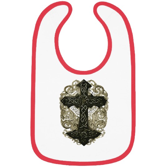 tree celtic cross Bibs