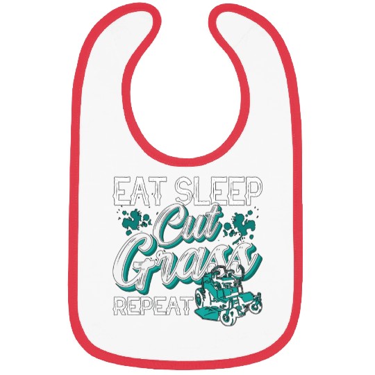 Landscaper Eat Sleep Cut Grass Repeat Landscaping Bibs