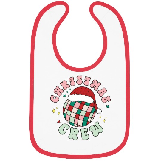 Christmas crew funny unique design Bibs
