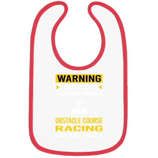Warning Obstacle Course Racing Race OCR Bibs