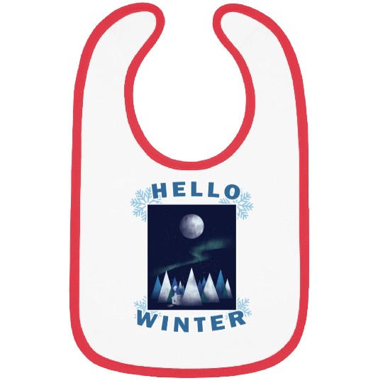 HELLO WINTER Bibs
