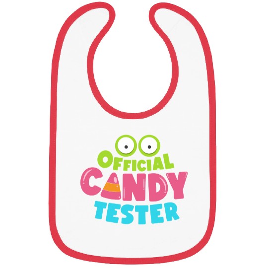 Halloween Official Candy Tester Bibs