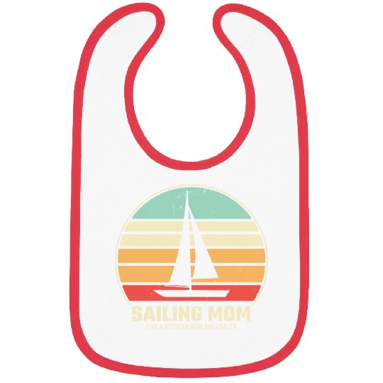 Sailing Mom Sail Boat Bibs