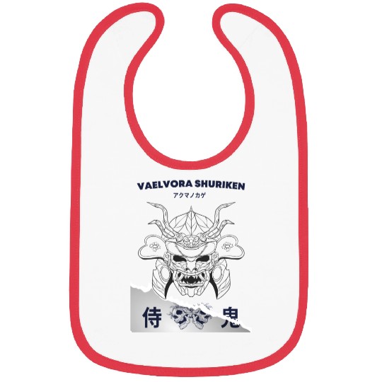 Demon Oni Samurai Vaelvora Bibs
