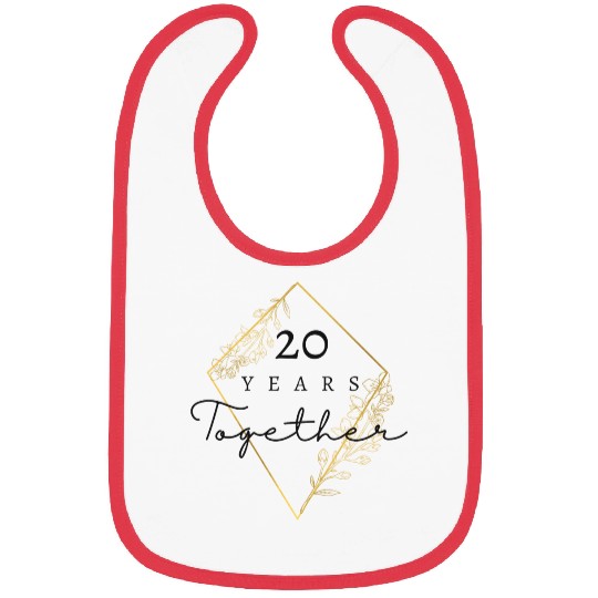Congratulations 20 Years Together / Twenty Bibs
