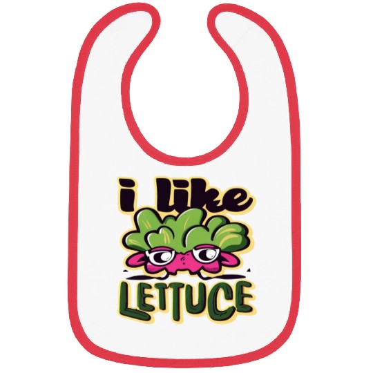 I Like Lettuce Bibs