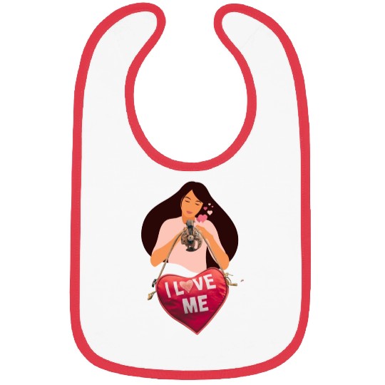 i love me , i heart me Bibs , i love myself