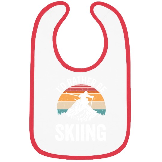 I'd Rather Be Skiing Wintersport Ski Bibs