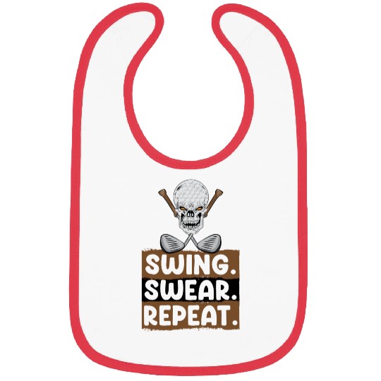 Swing Swear Repeat Golf Bibs