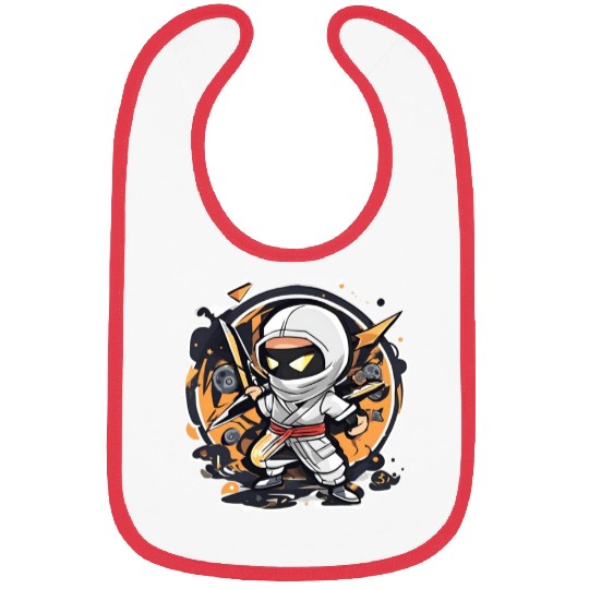 Data Ninja Funny Gold Big Data Analyst Bibs