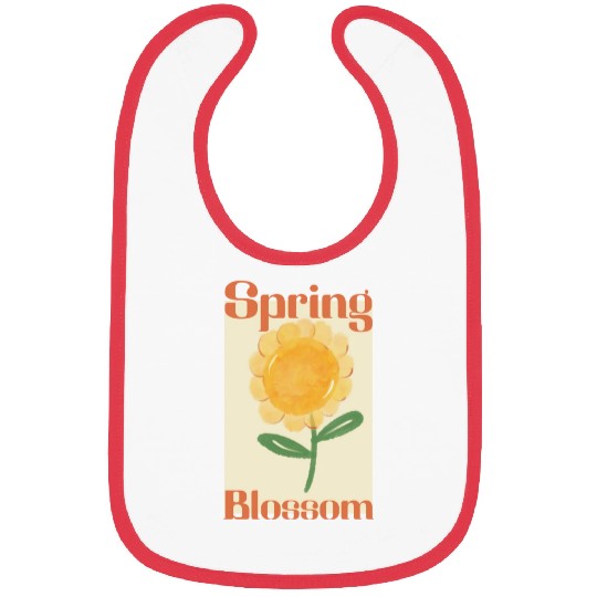 Sunflower Spring Blossom Bibs